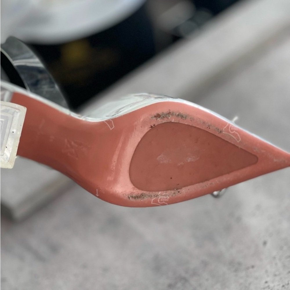 Elegant Silver and Pink Women's Heels - Picture 4 of 7